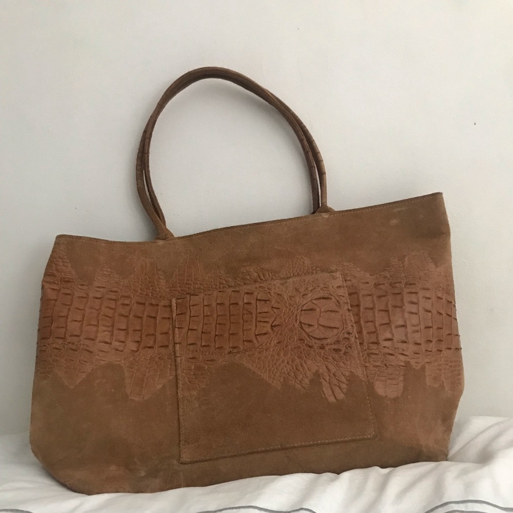 Julie Feldman handmade leather shade tote bag - Picture 6 of 12